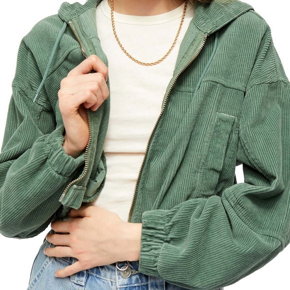 Urban Outfitters Bdg Corduroy Hooded 
